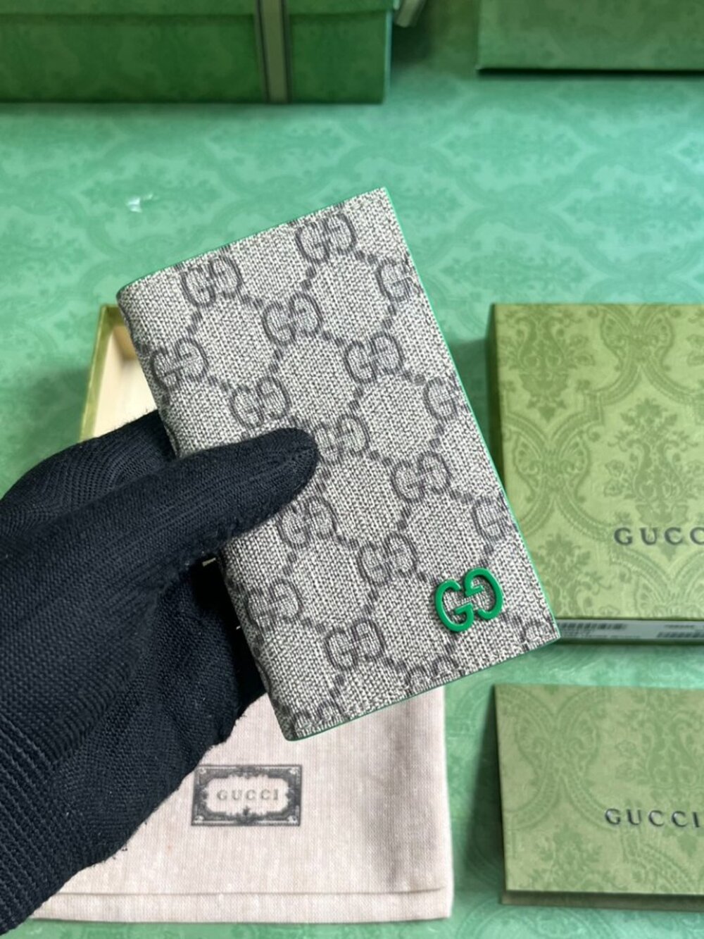 Gucci Long Card Case with GG Detail